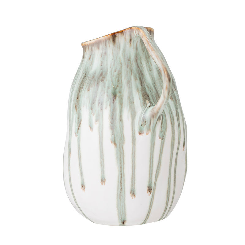 Kreative Kollektion Schalt vase, Grün, Steinzeug
