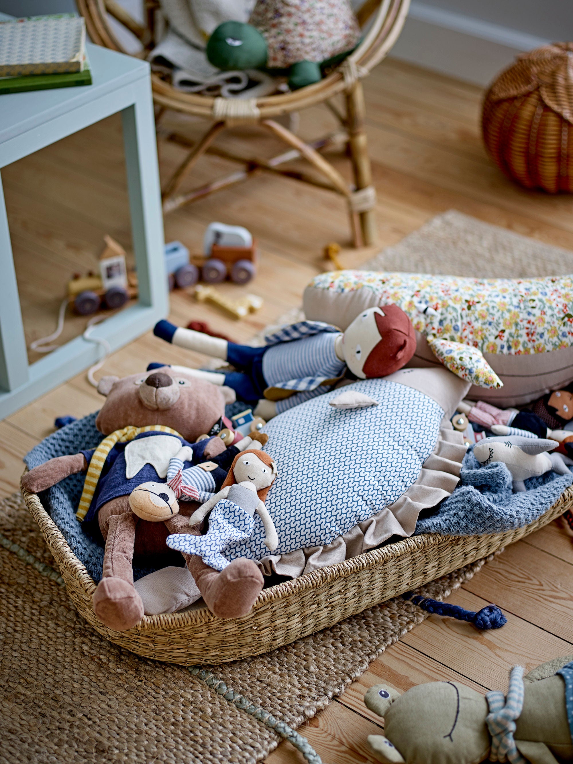 Blooming ville MINI Kate & Jonah Puppe, blau, Baumwolle