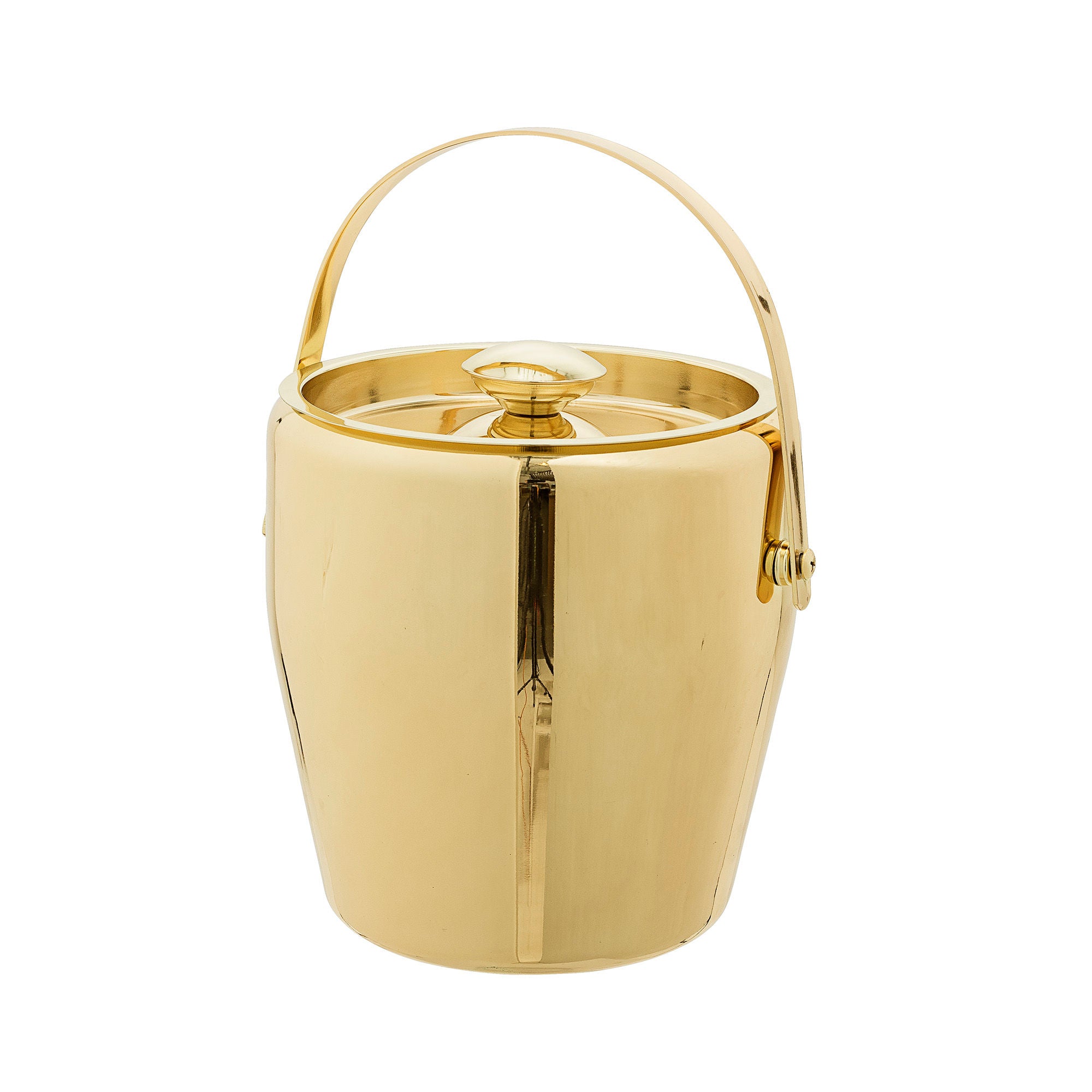 Bloomingville-Cubo de hielo para cóctel, dorado, acero inoxidable