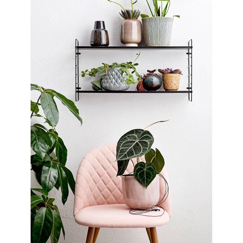 Bloomingville plank noord, zwart, MDF