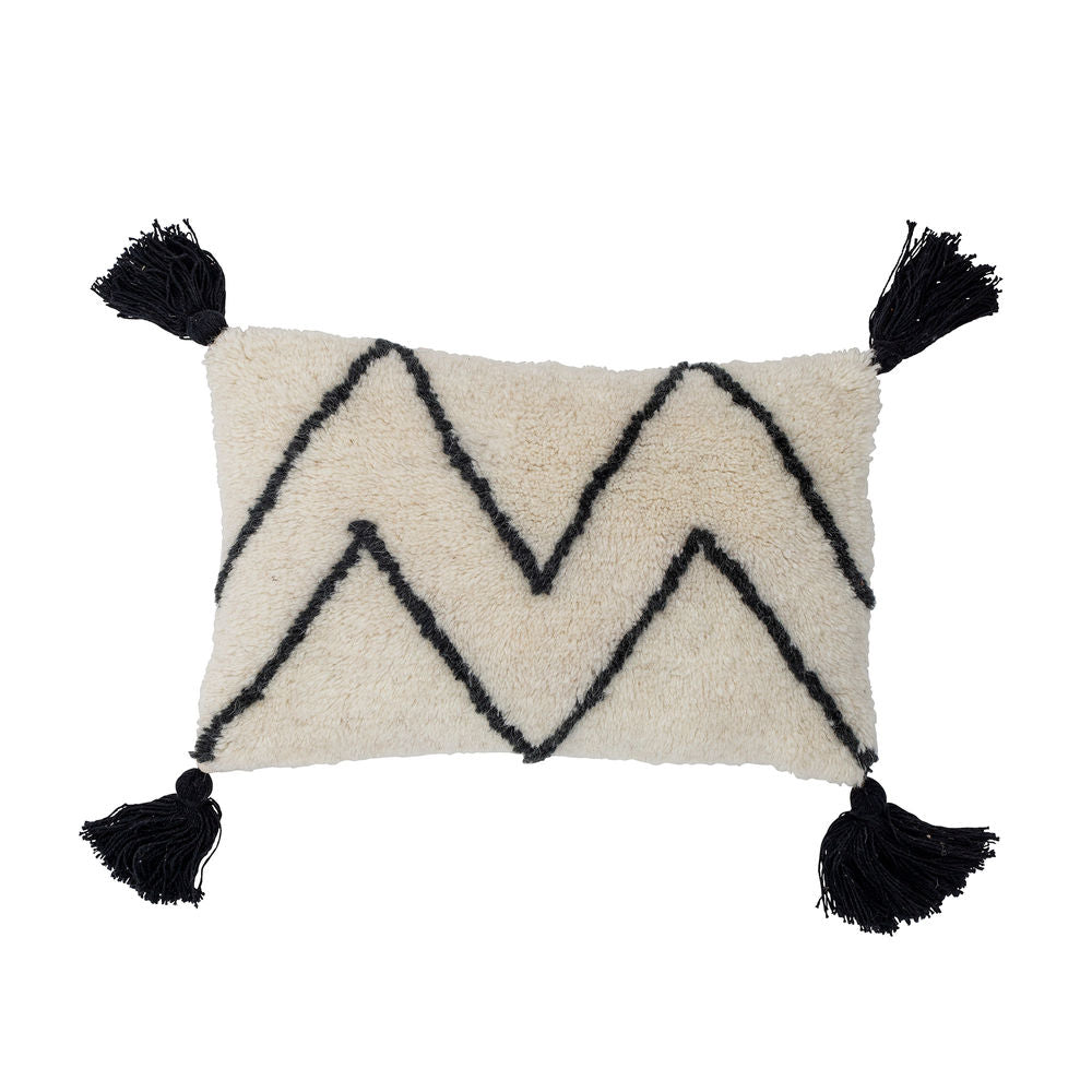 Almohada Bloomingville Ayn, Naturaleza, Algodón