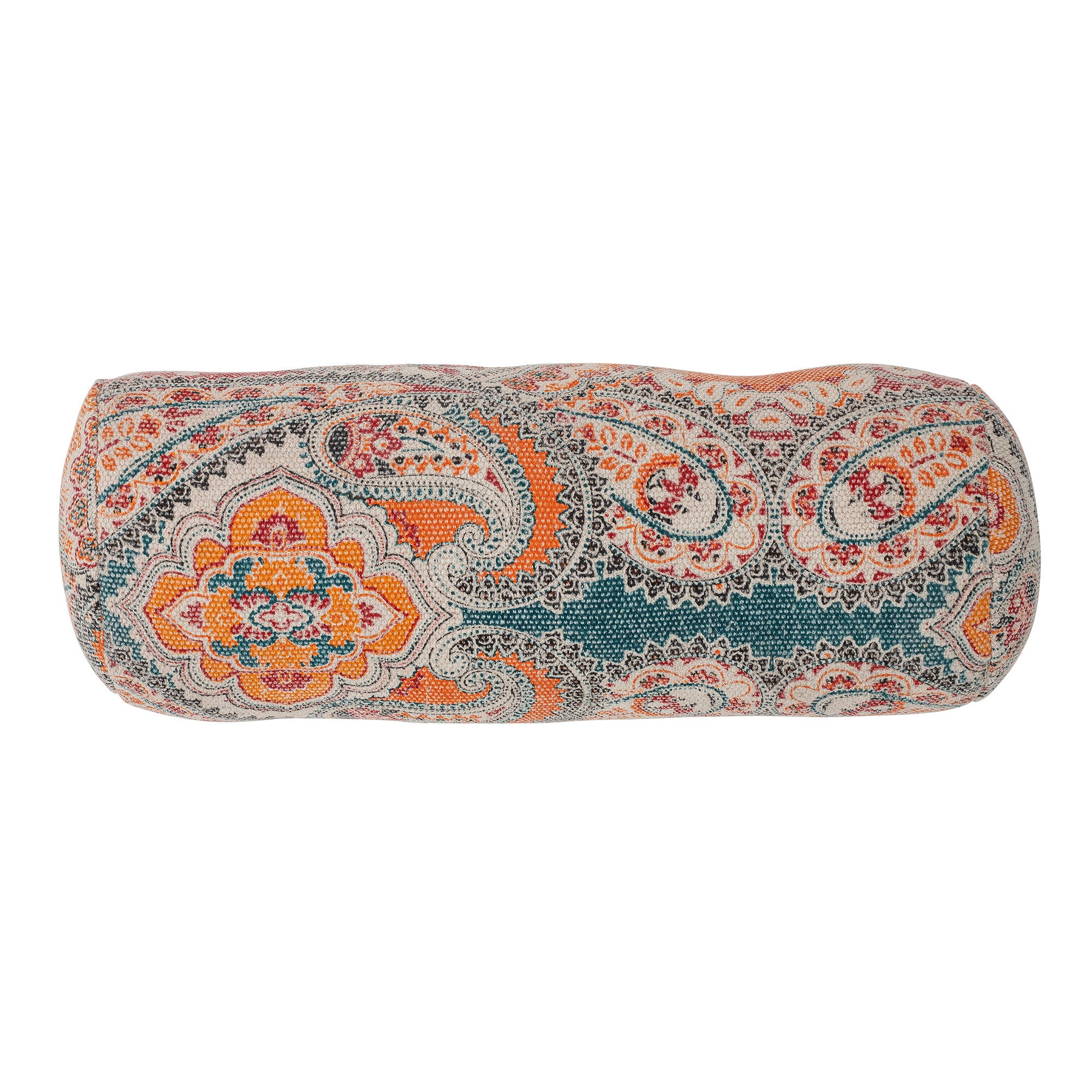 Bloomingville Almohada Barri, naranja, algodón
