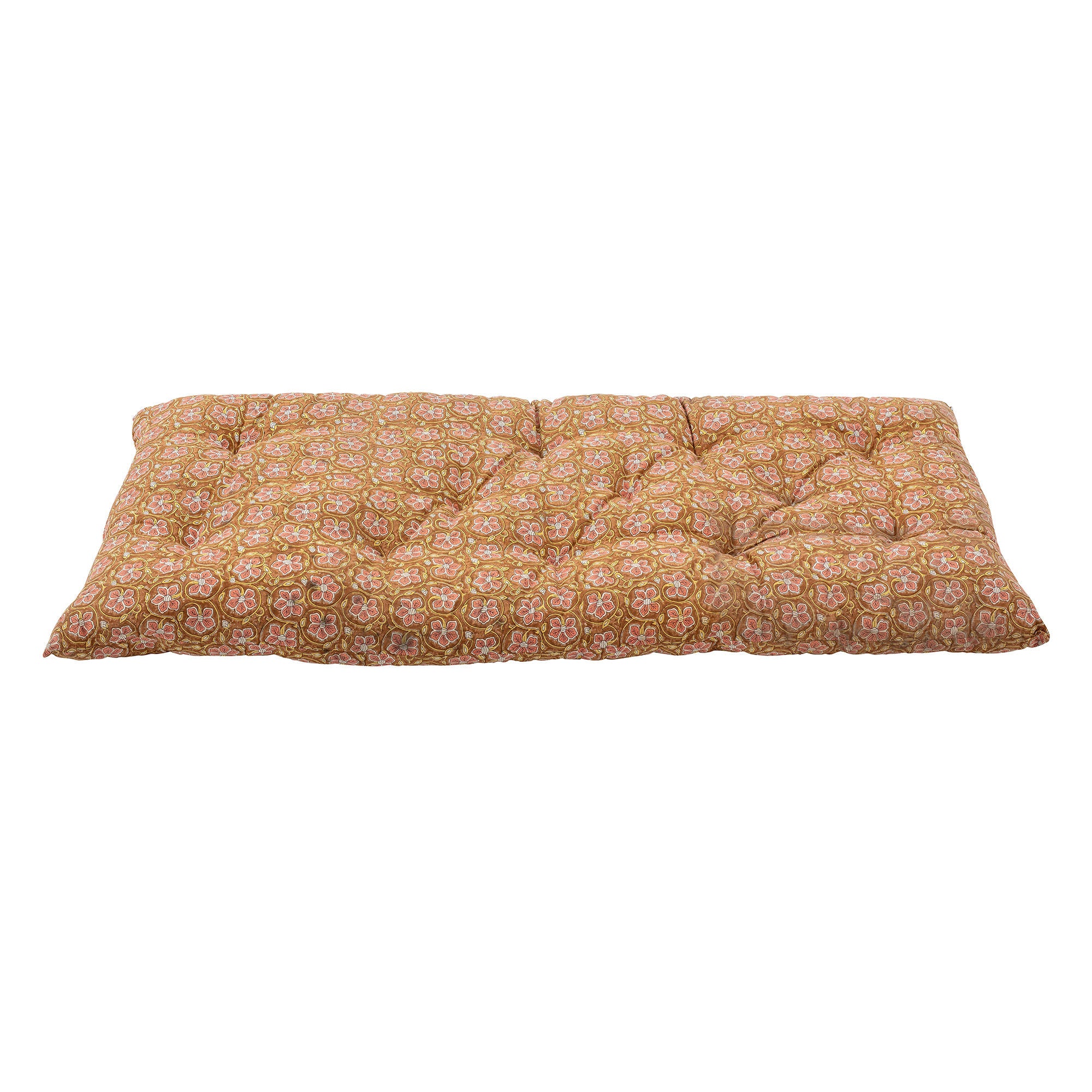 Almohada Bloomingville Kamala, Marrón, Algodón