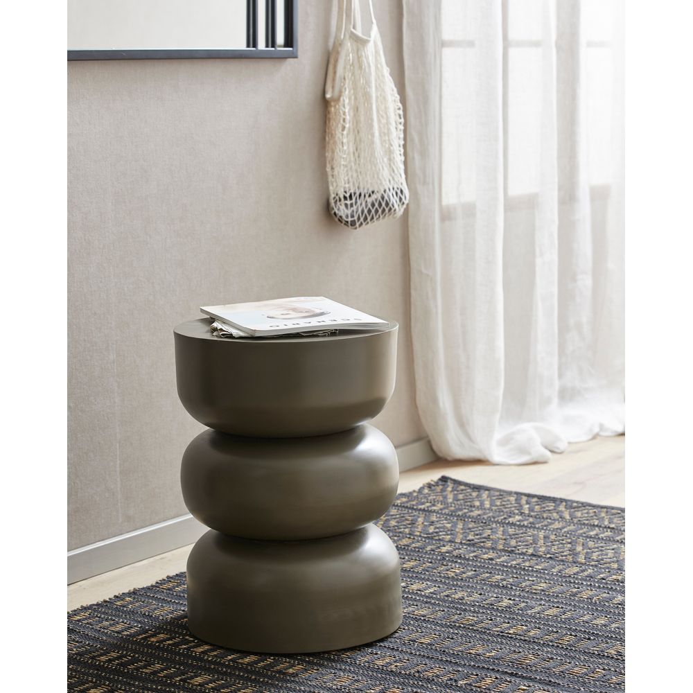 Nordal A/S Table d'appoint ALMA-vert foncé