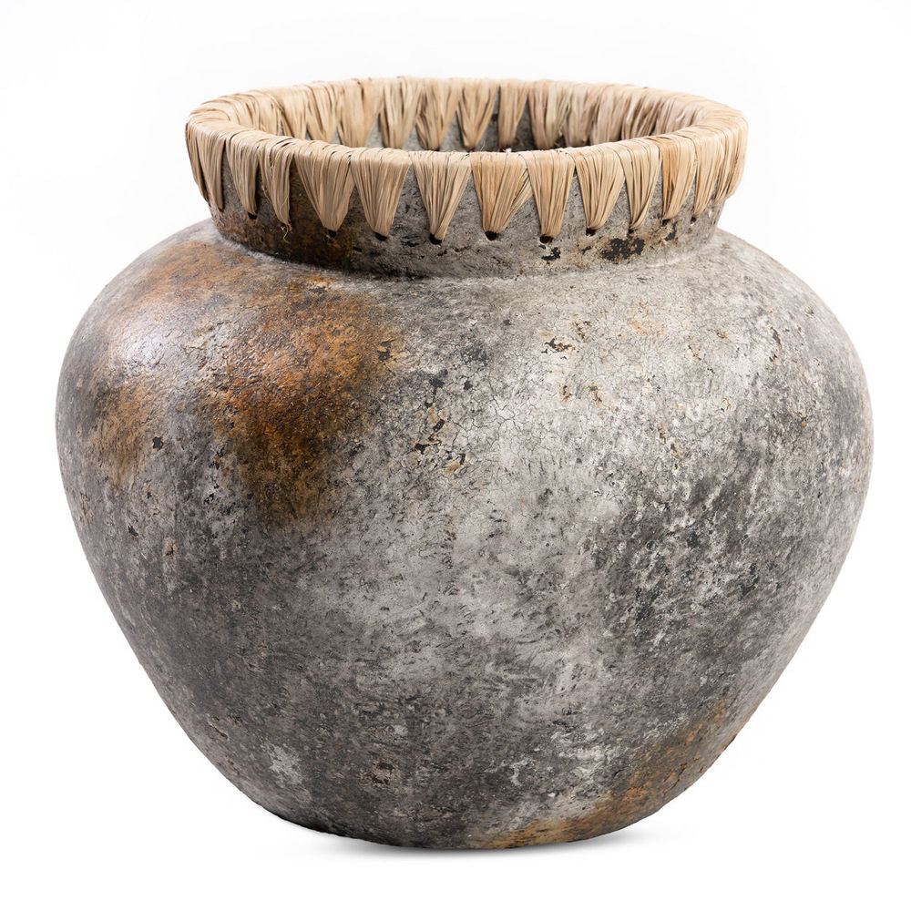 Bazar Bizar Le Vase Élégant-Gris Antique-M