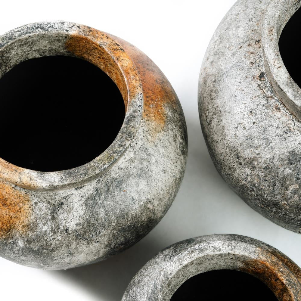 Bazar Bizar De Funky Vase-Antikes Grau-M