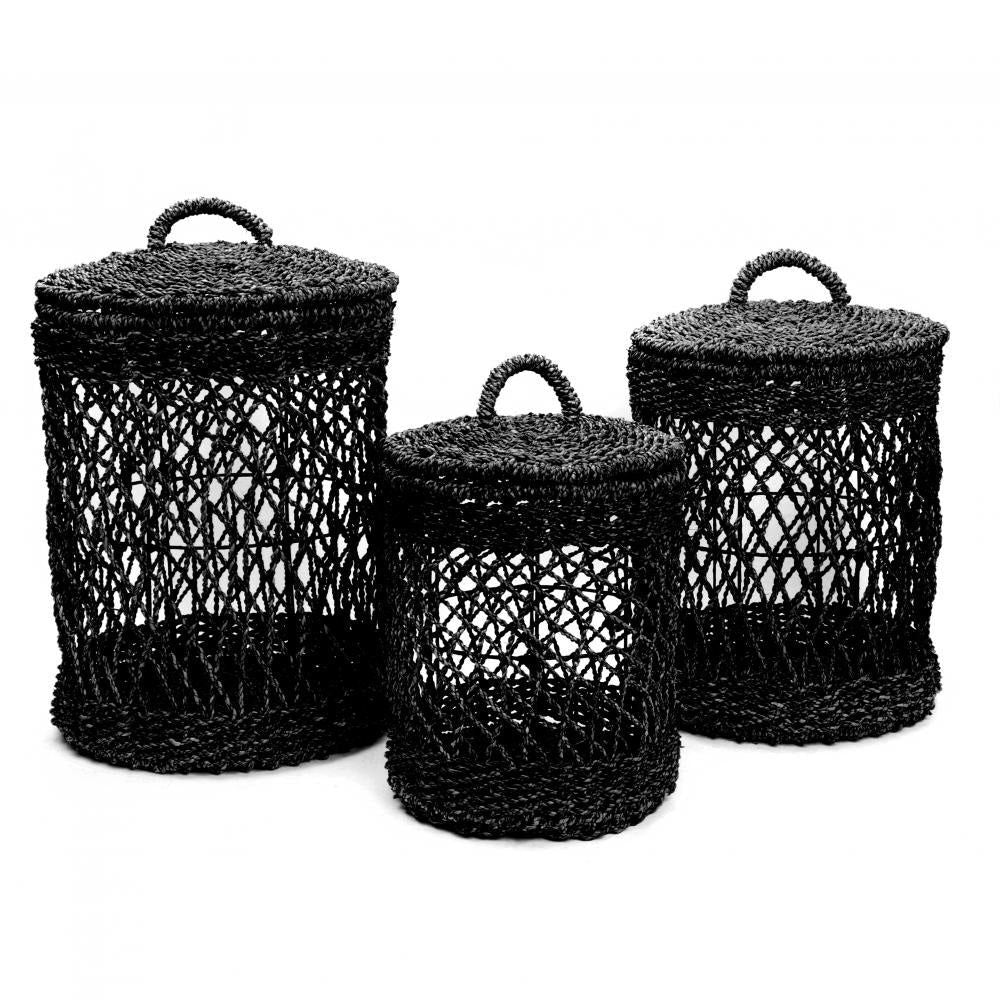Bazar Bizar The Laundry Basket - Black - M