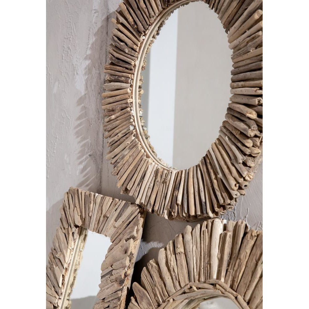 Bazar Bizarre The Drijfwood Crown Mirror-Natural-M