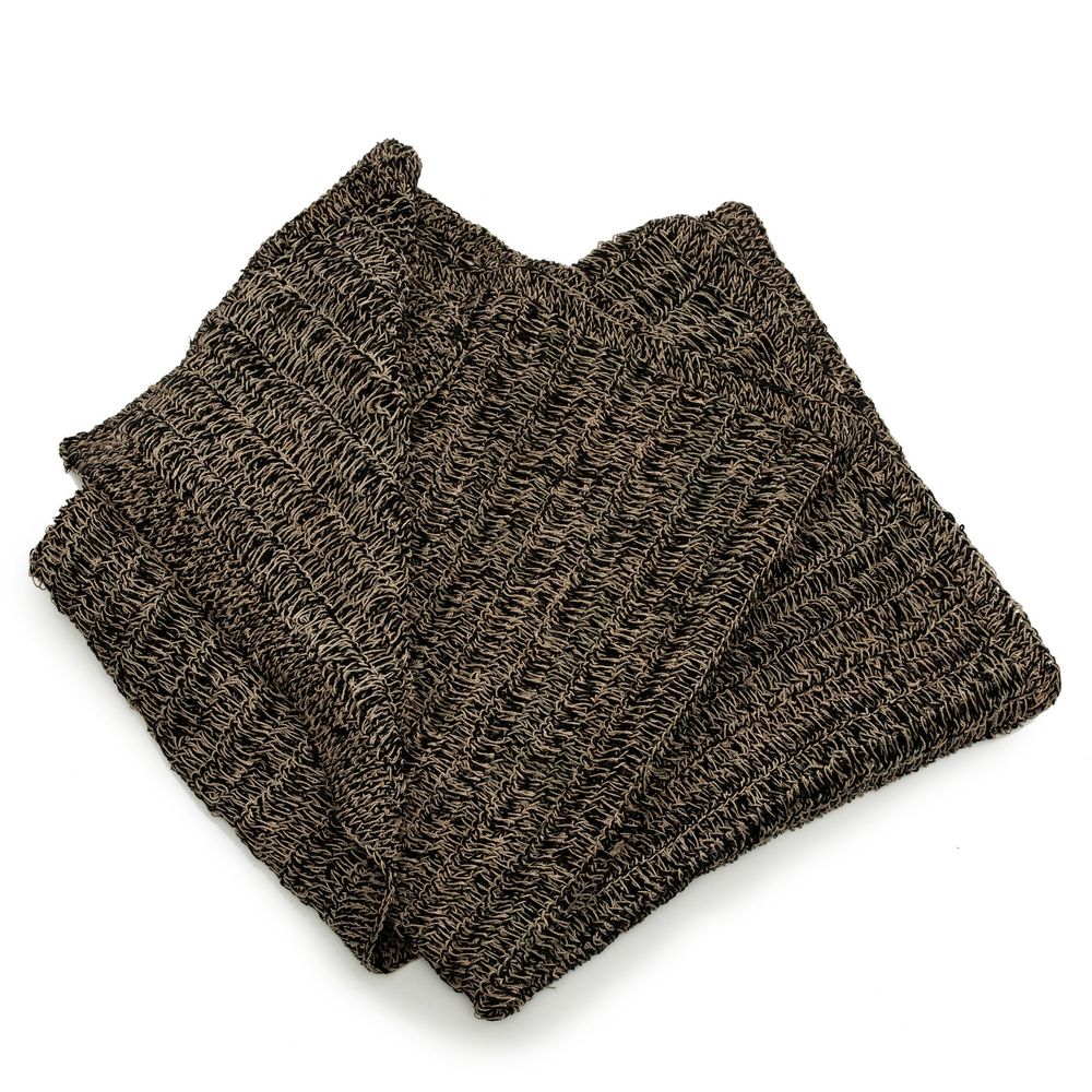 Bazar Bizar Zeegras Tapijt - Natuurlijk Zwart - 180x240