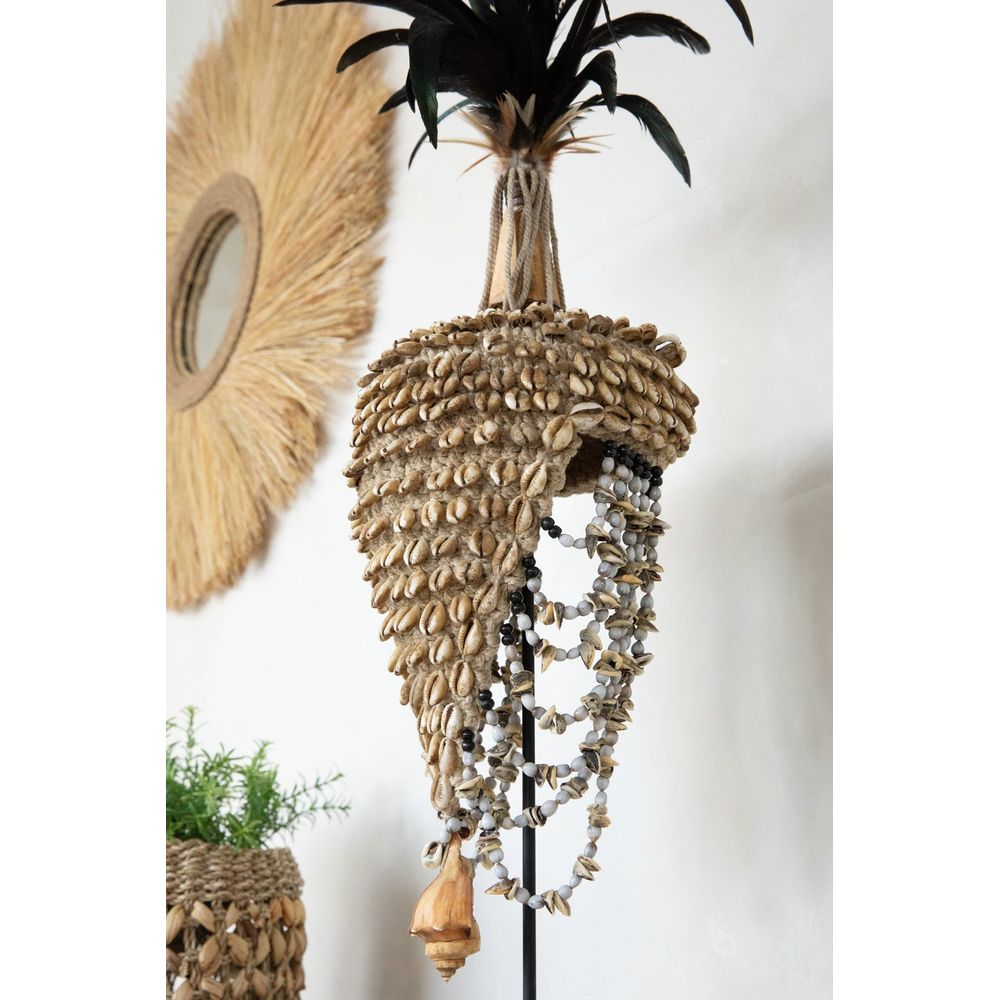 Bazar Bizarre El sombrero de Shell-Negro Natural