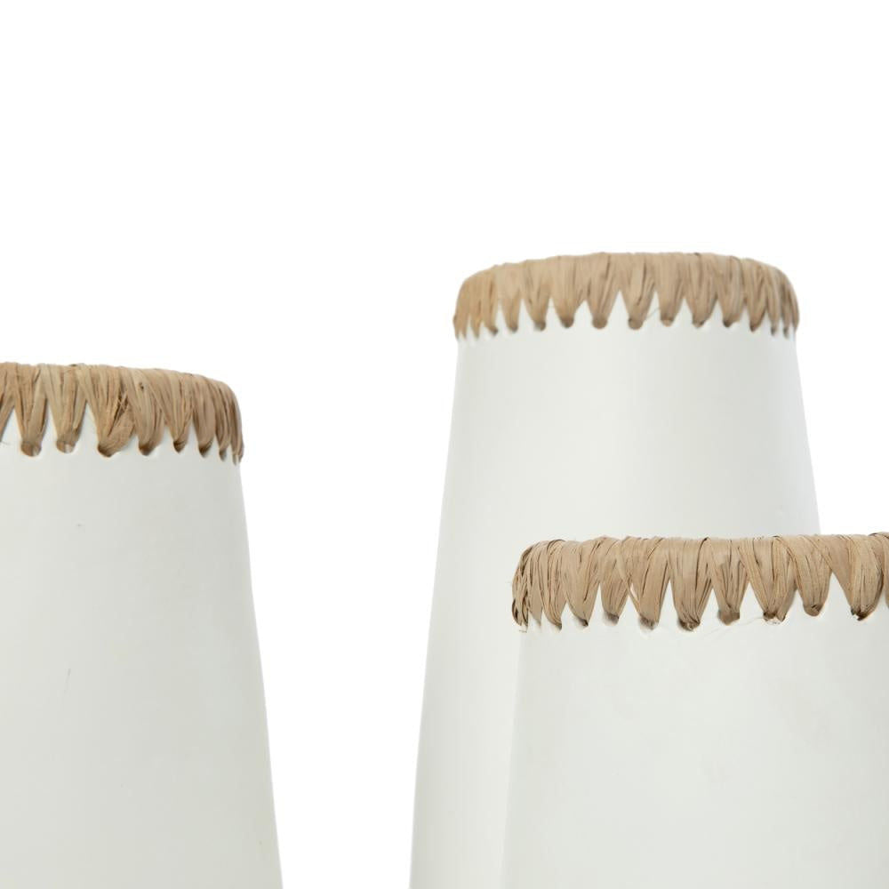 Bazar Bizarre Le vase sournois-Blanc Naturel-L