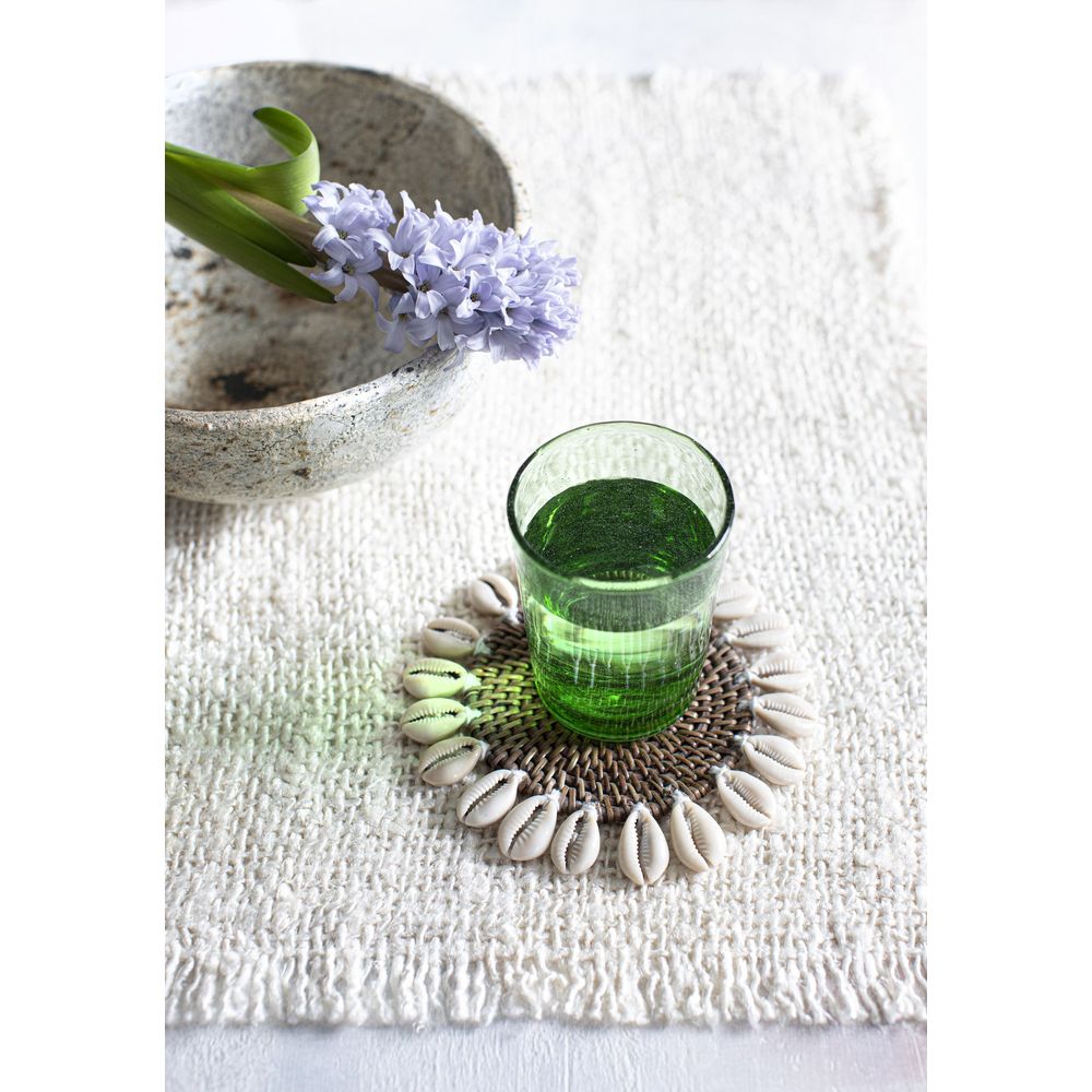 Bazar Bizarre The Oh My Gee Placemat-Crema-Juego de 4