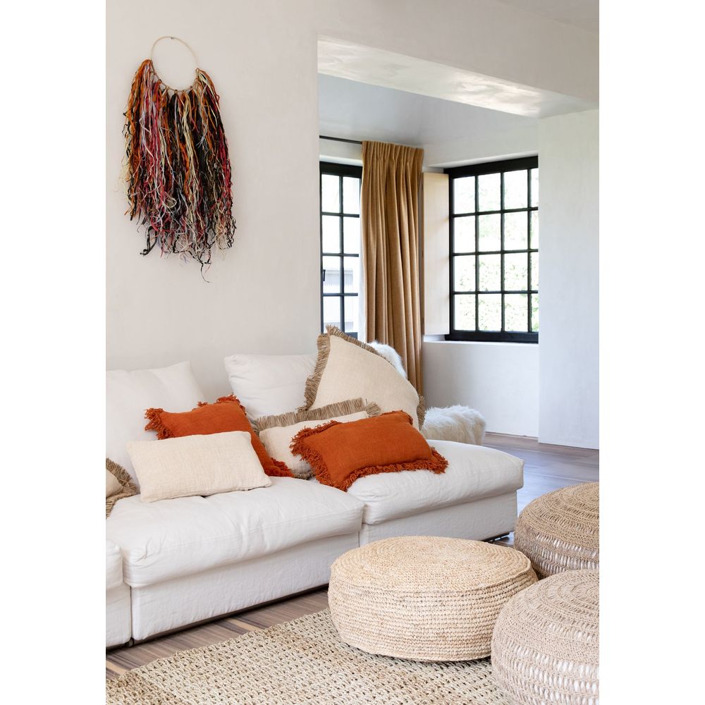Bazar Bizar De Saint Tropez Kissen bezug-Weißes Naturel - 60x60