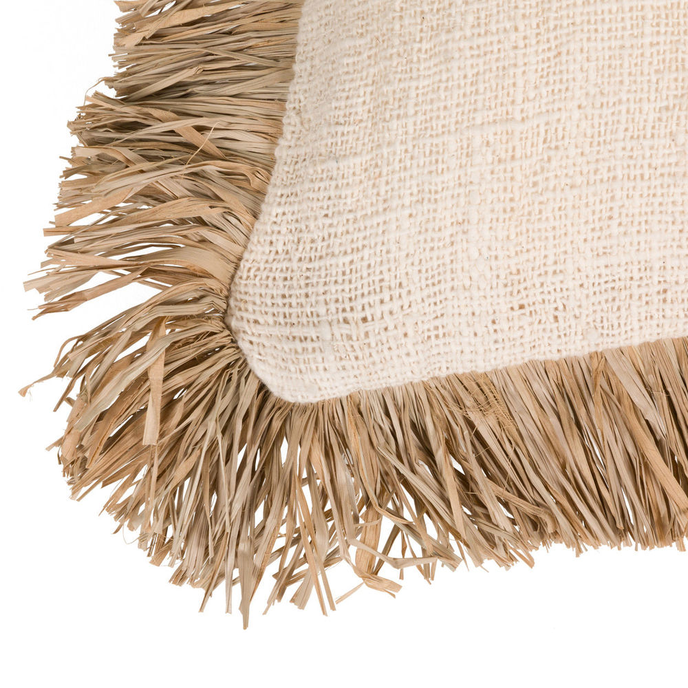 Bazar Bizar De Saint Tropez Kissen bezug-Weißes Naturel - 60x60