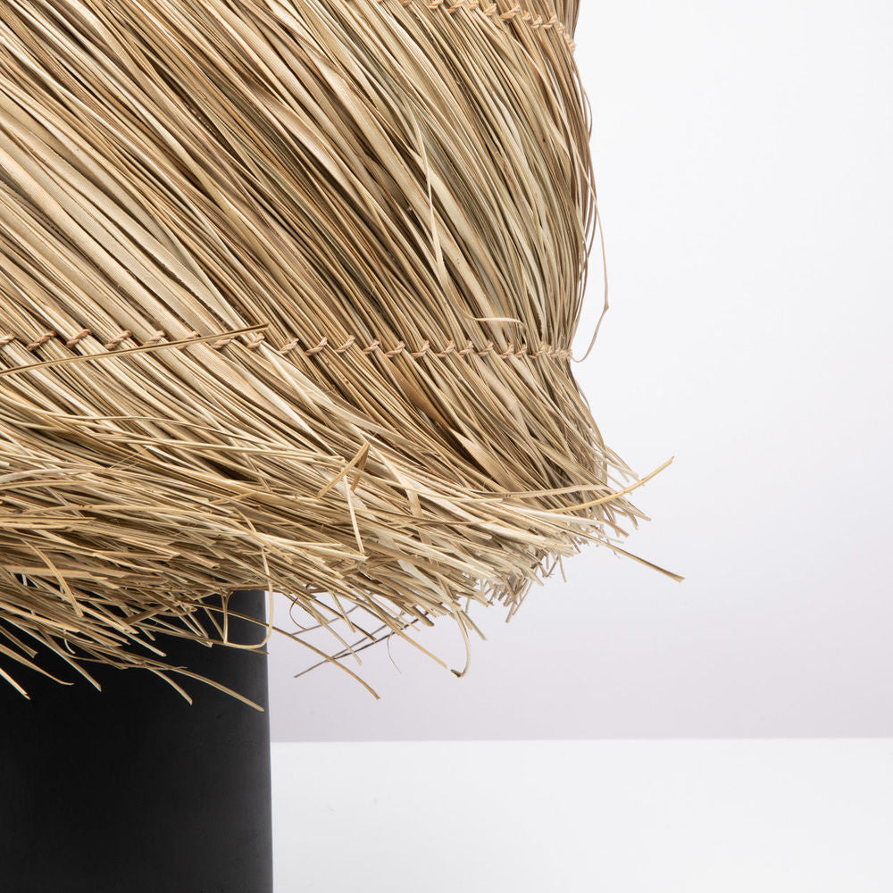 Bazar Bizar Die Pandan Tisch lampe-Schwarz Natürlich