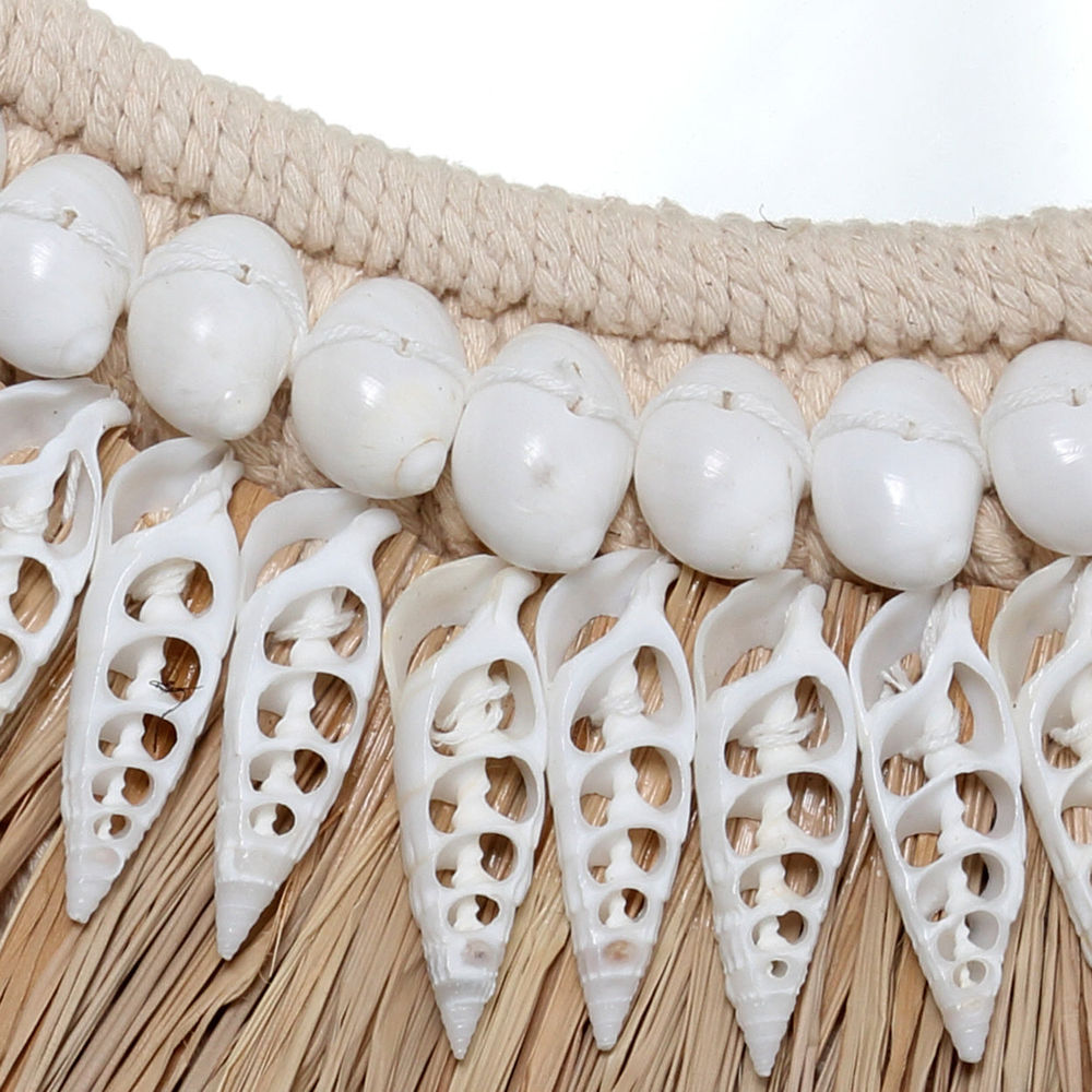 Bazar Bizarre Der Raffia Ingwer Spiegel-natürlich
