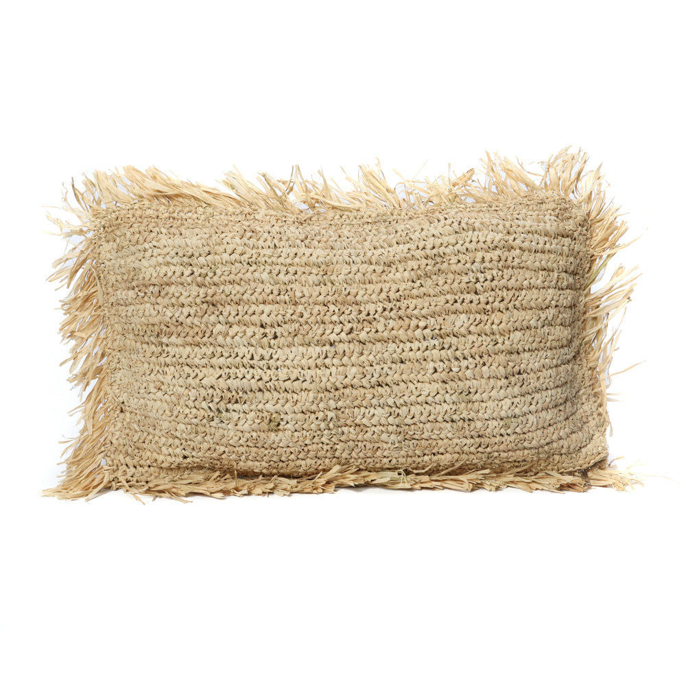 Bazar Bizarre The Rafia Pillow Cover-Natural-30x50