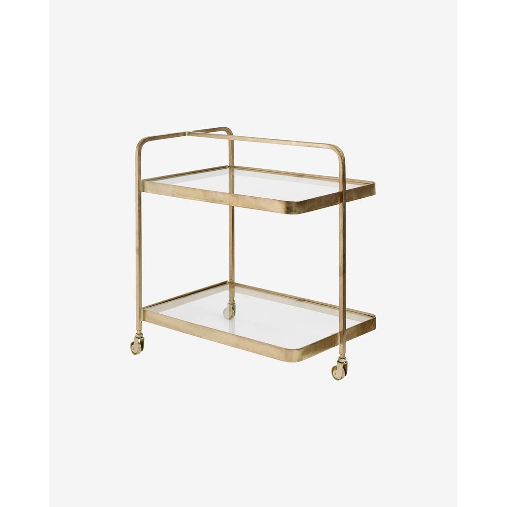Nordal A/S TROLLOY-or avec verre, 3 roues