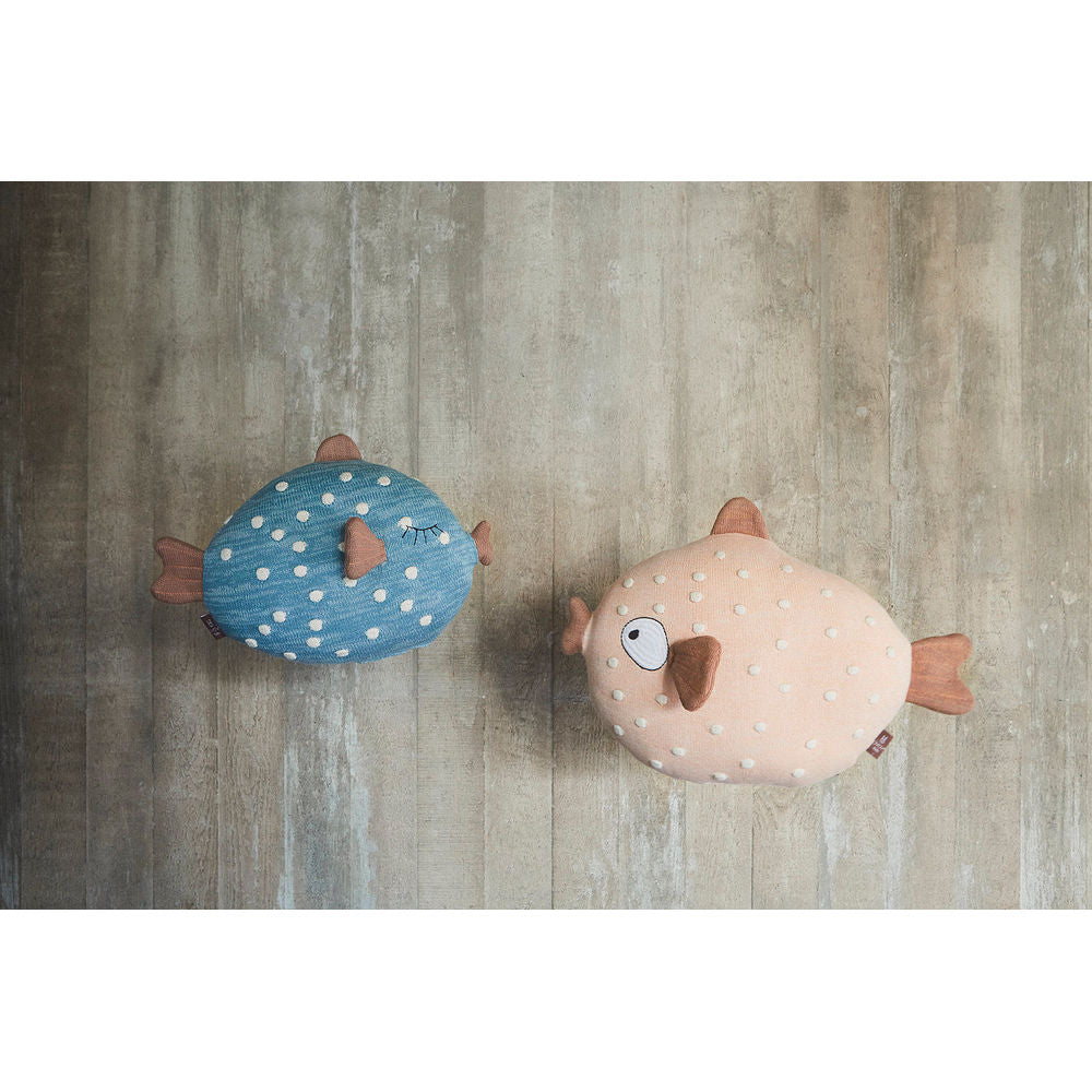 Almohada OYOY MINI Little Finn-Azul
