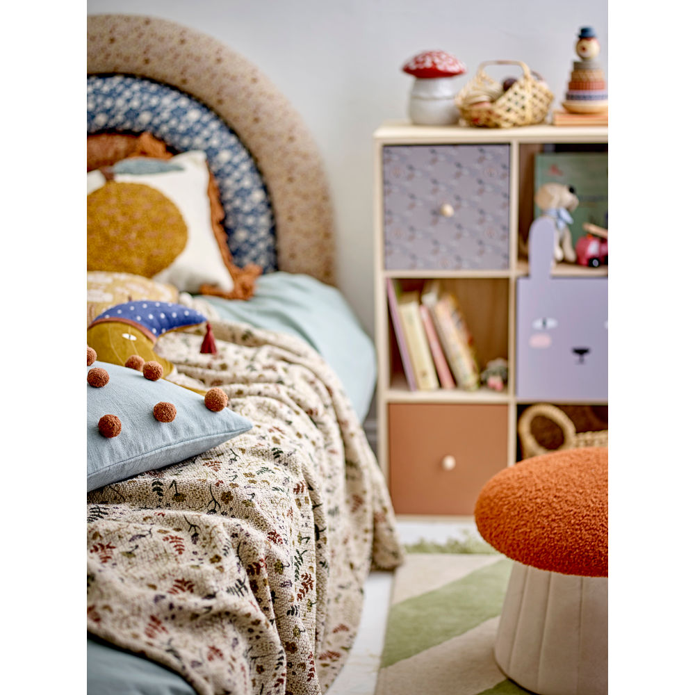 Bloomingville Tapis MINI Froggy, vert, laine