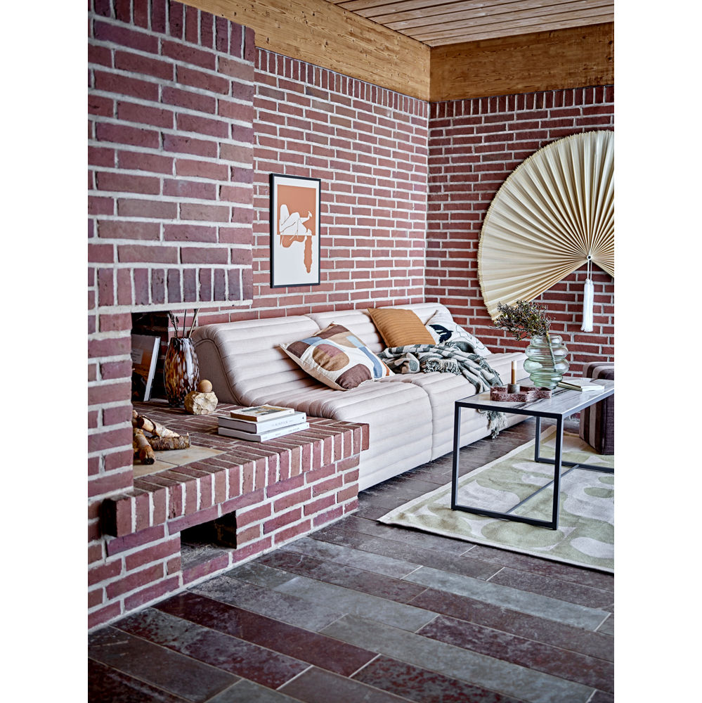 Blooming ville Beo Teppich, Grün, Baumwolle