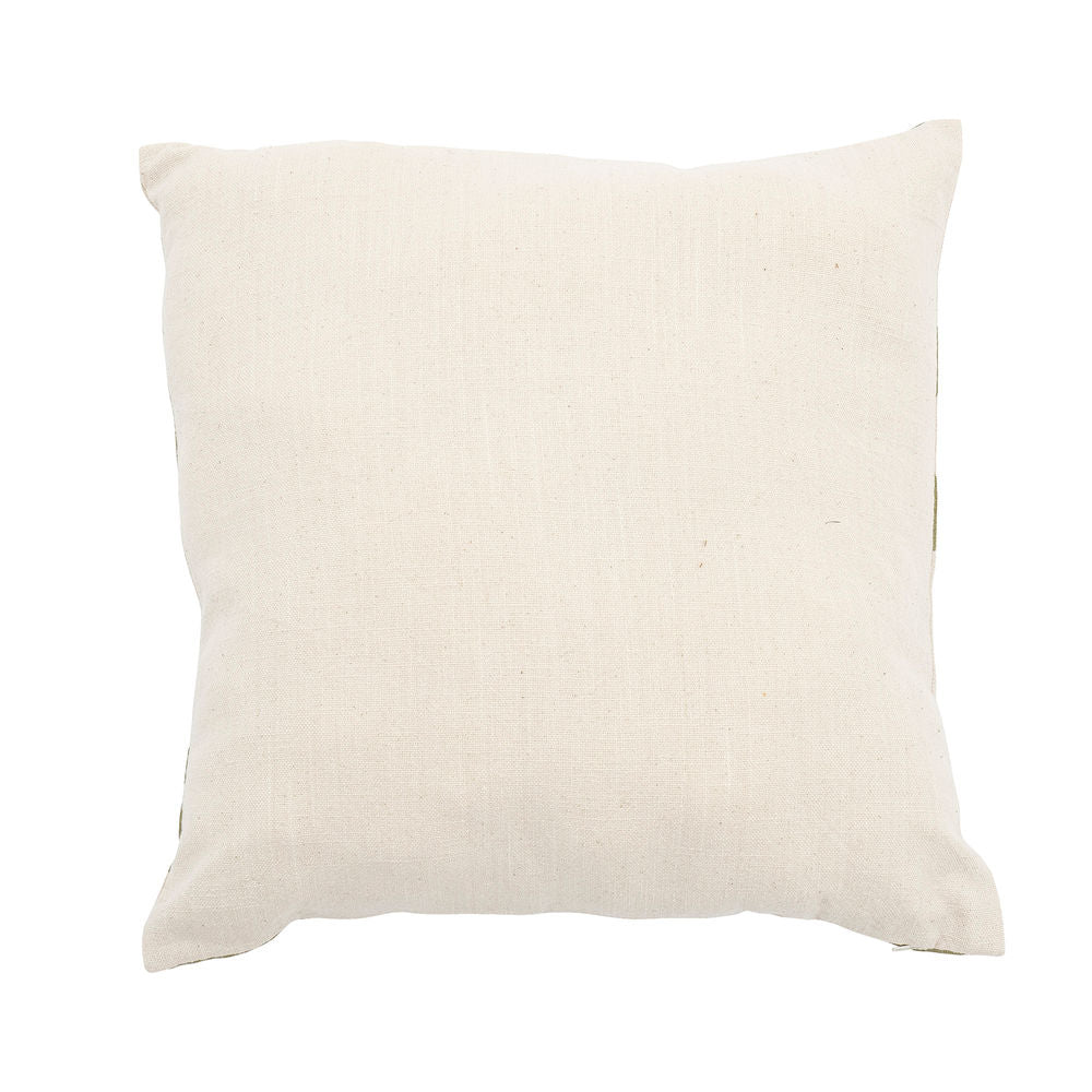 Almohada Bloomingville Annor, Verde, Algodón