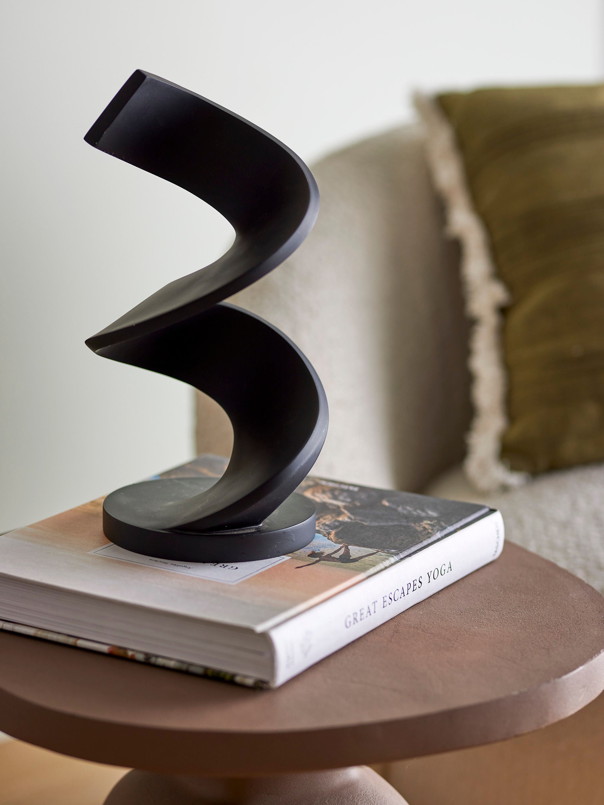 Bloomingville Siele Deco, Noir, Polyrésine