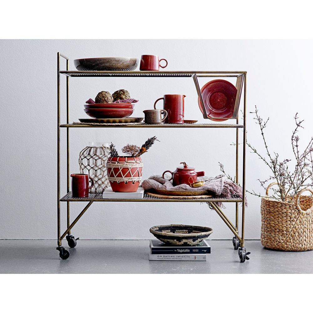 Bloomingville Nichala Jarrón, Claro, Vidrio