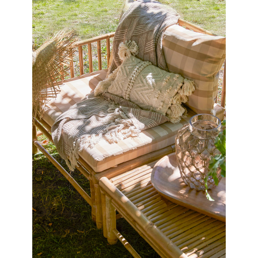 Bloomingville Nichala Jarrón, Claro, Vidrio