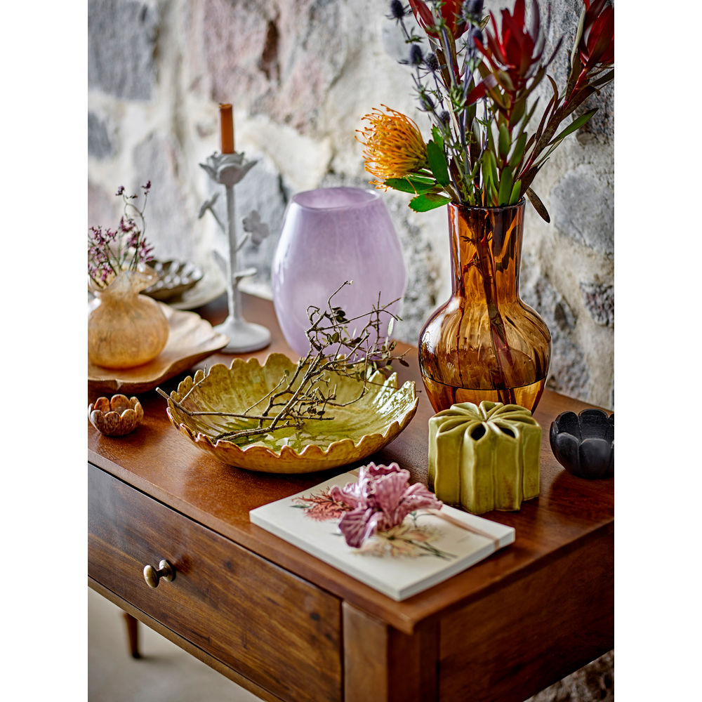 Creative Collection Bougeoir Ranin, Blanc, Fer