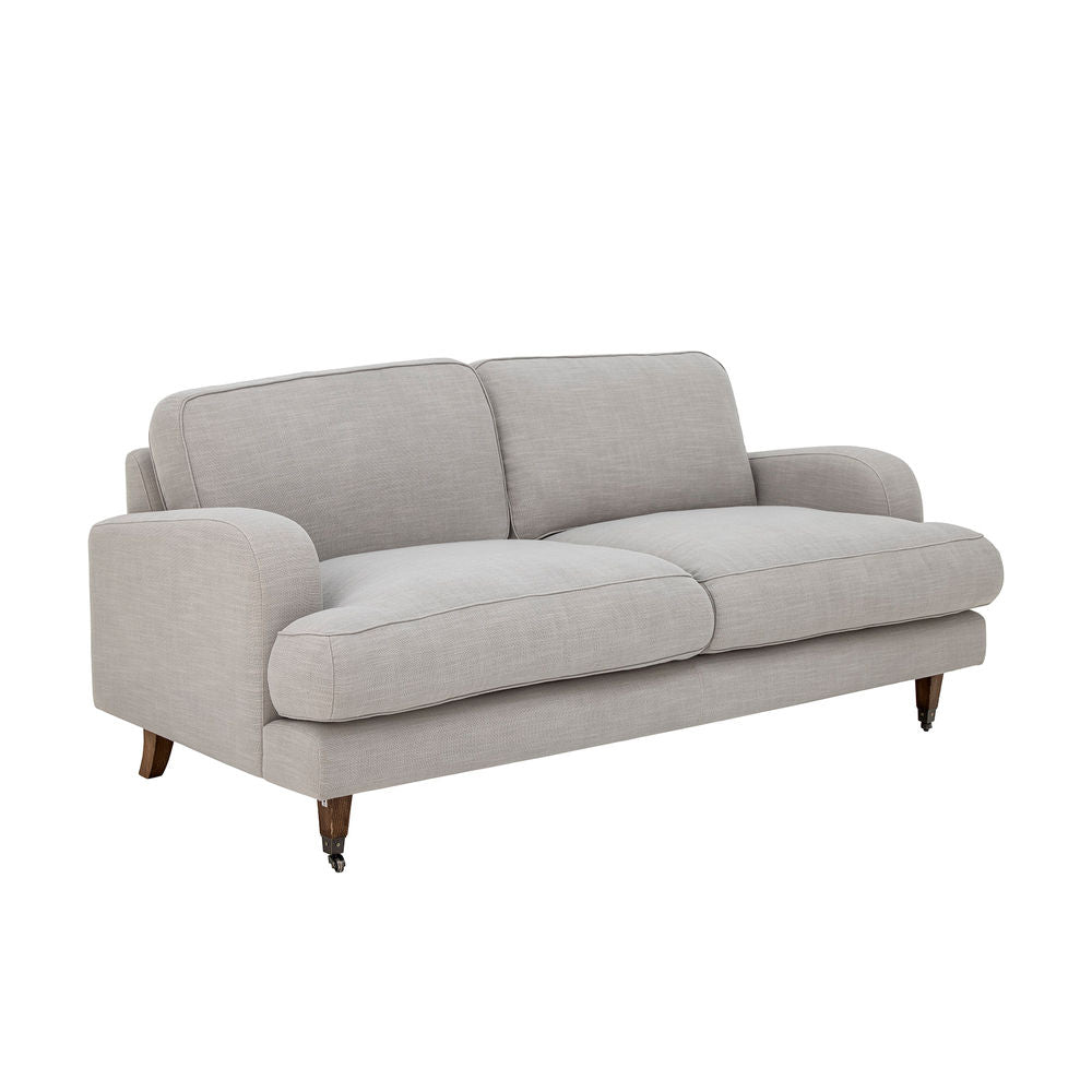 Kreative Sammlung Augusta Sofa, Natur, Polyester