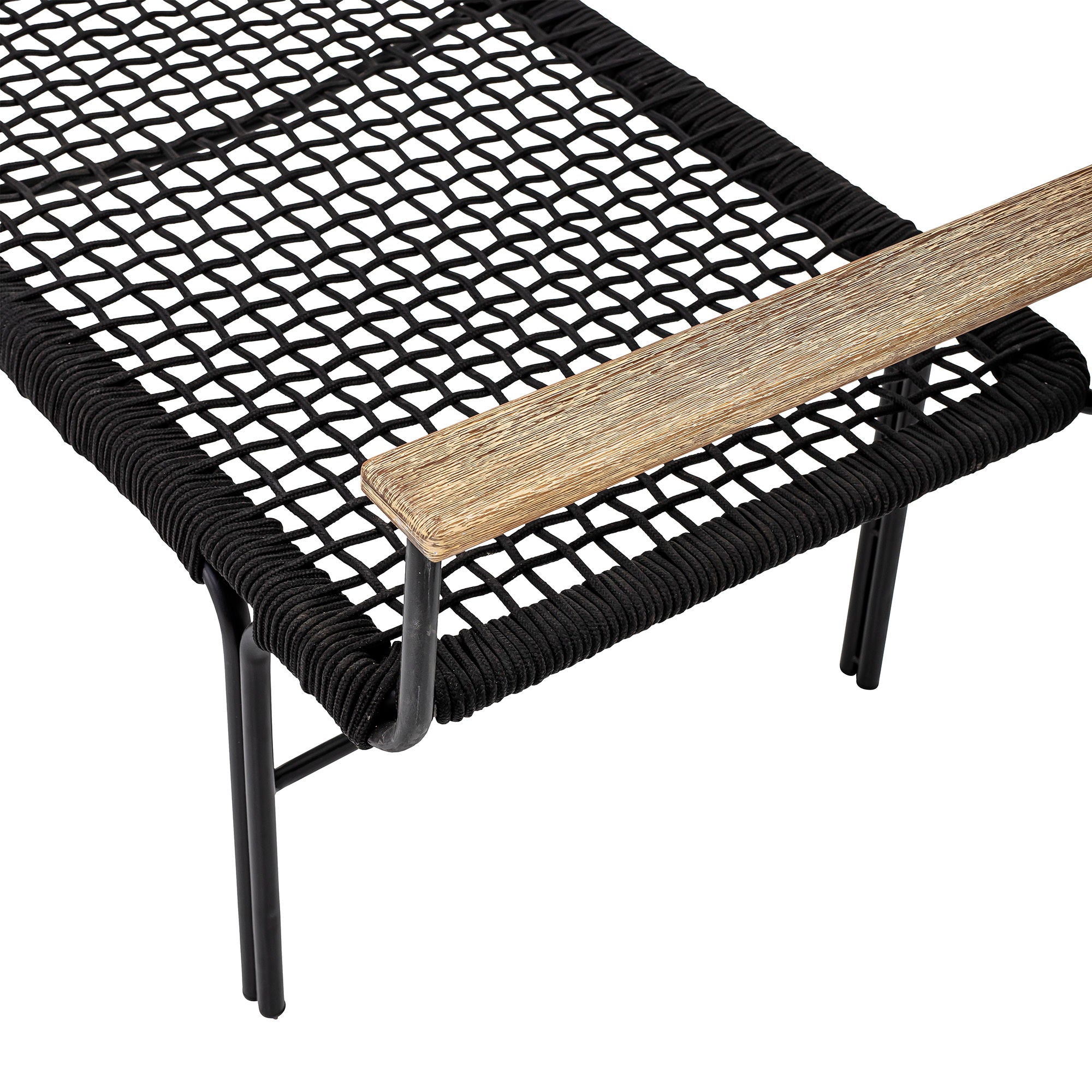 Bloomingville Mundo Bank, Negro, Metal