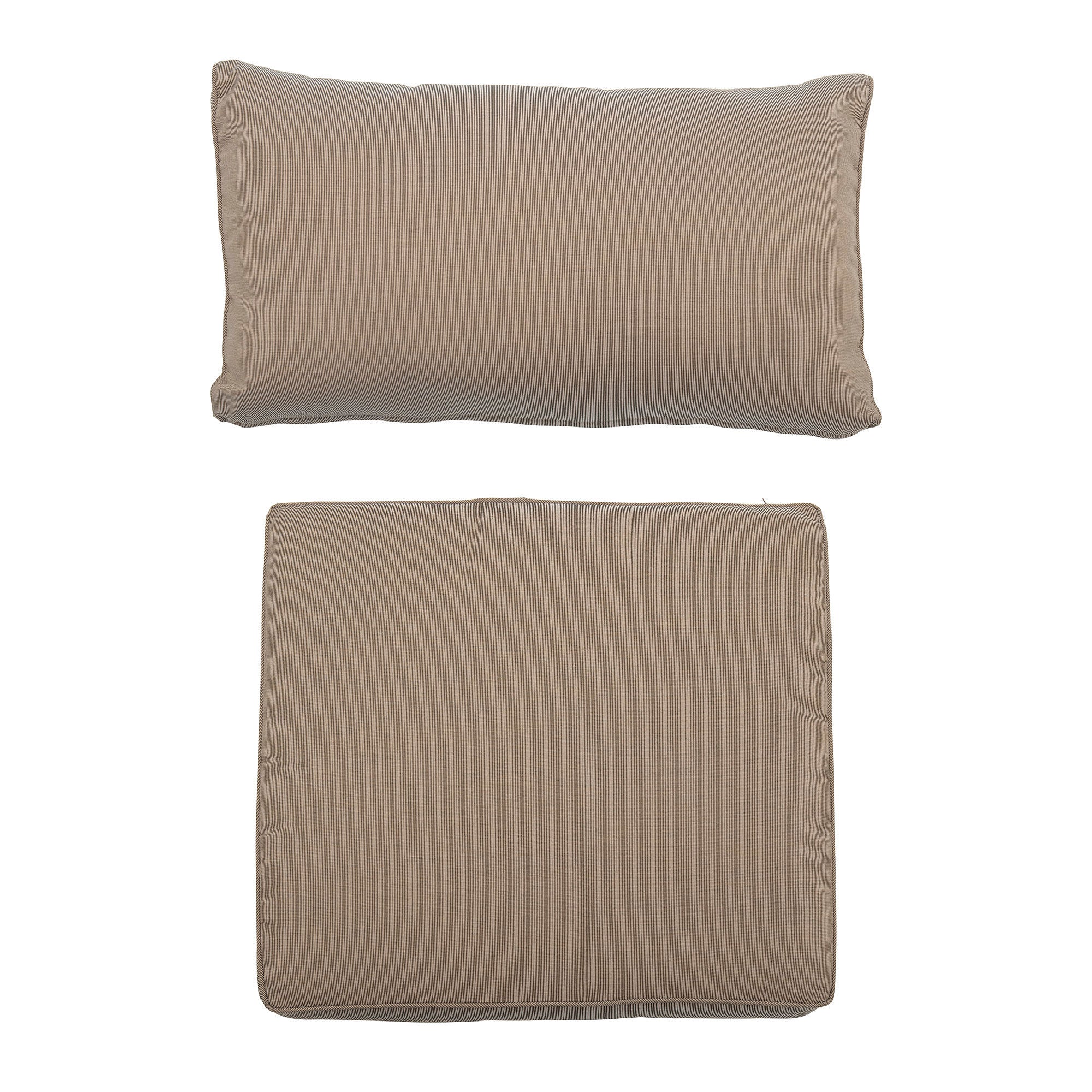 Bloomingville Mundo Kussenhoes (Zonder vulling), Bruin, Polyester