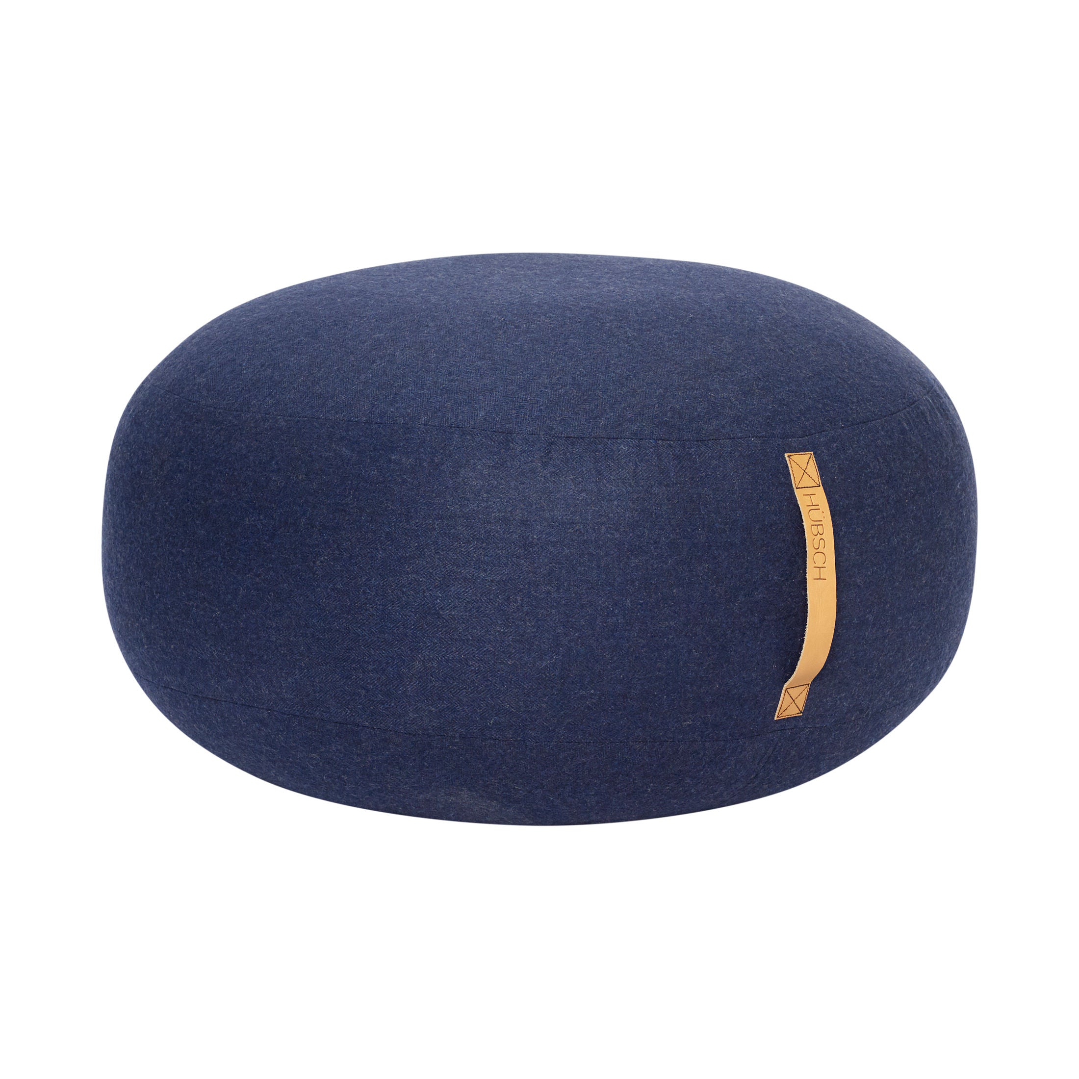 Hübsch Mochi Poef Ø70 Blau