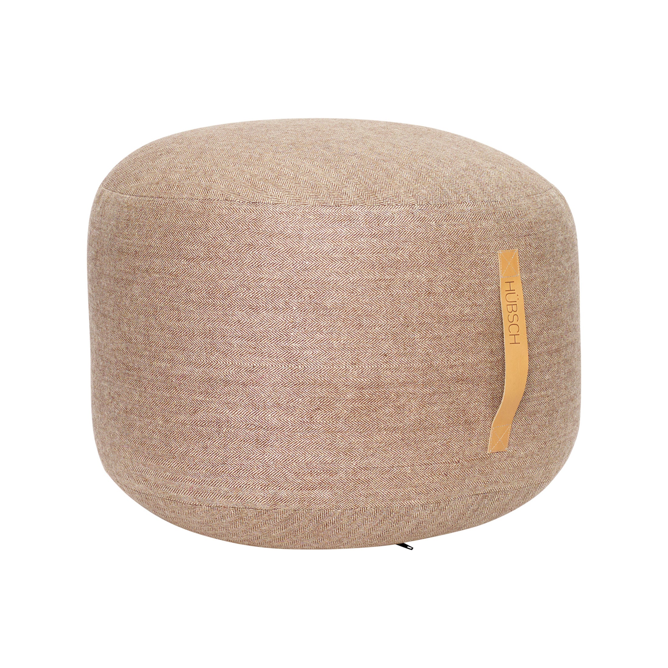 Hübsch Mochi Poef Ø50 Braun