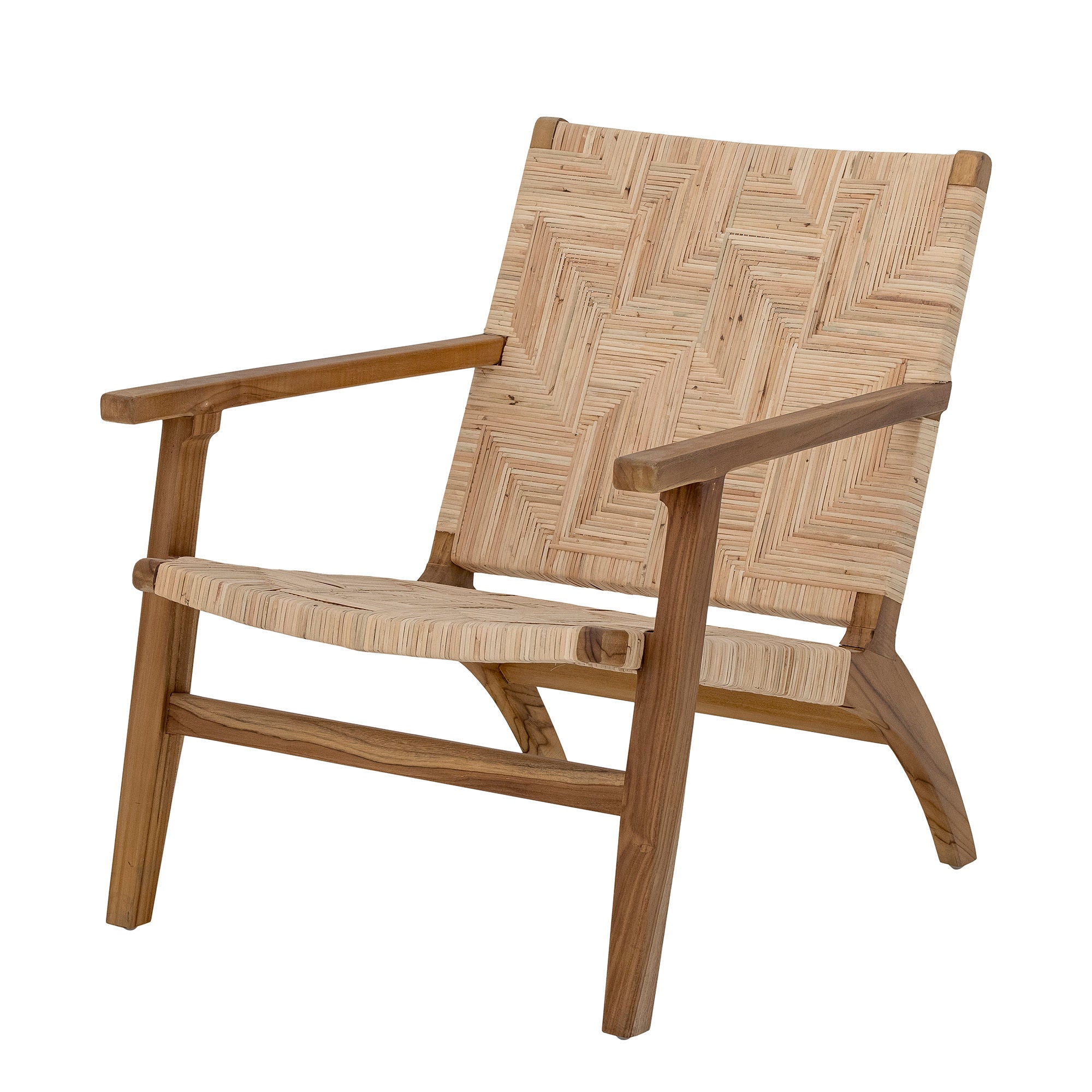 Silla lounge Mills de Creative Collection, marrón, ratán