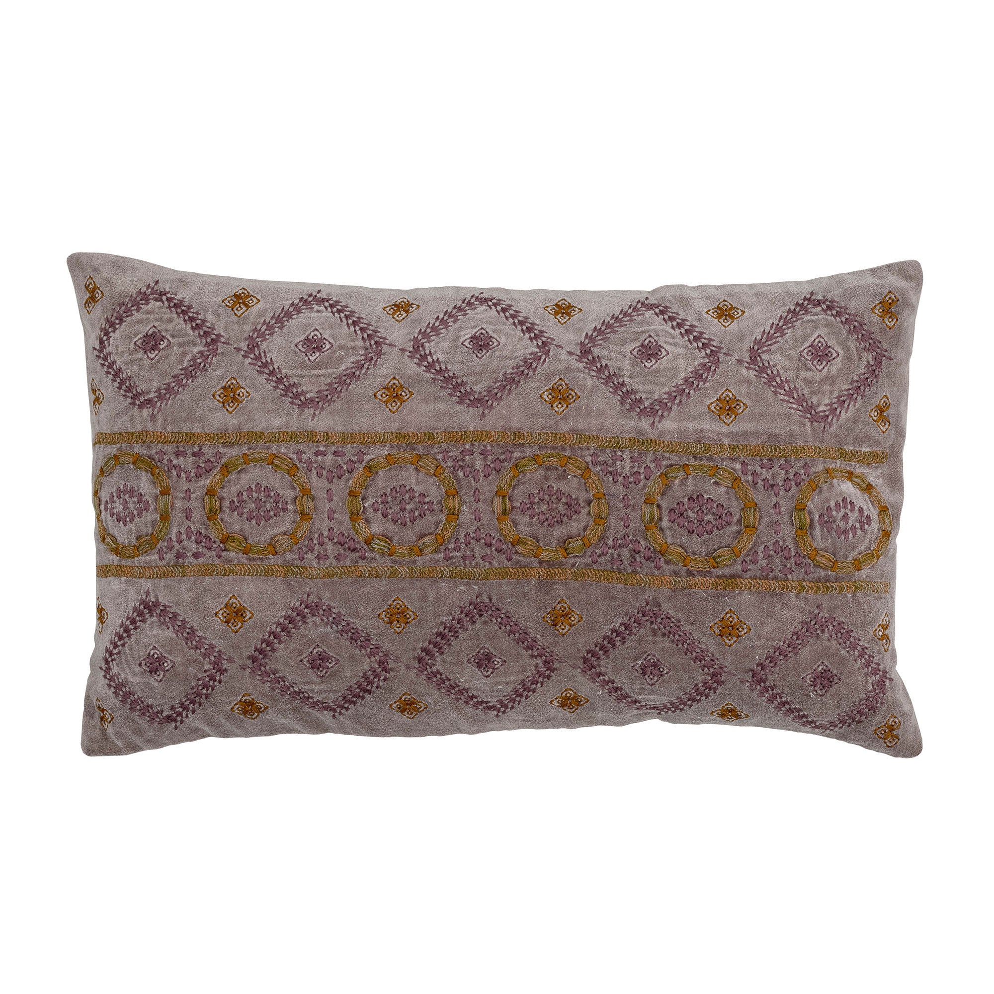 Almohada de Felixia de Creative Collection, púrpura, algodón