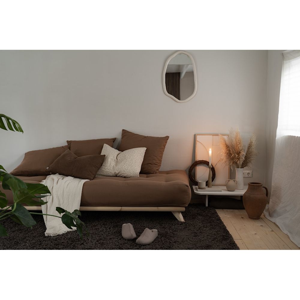 Karup Design SANS DAYBED CLAIR LAQUÉ W. SANS JEU DE MATELAS DAYBED MOCCA