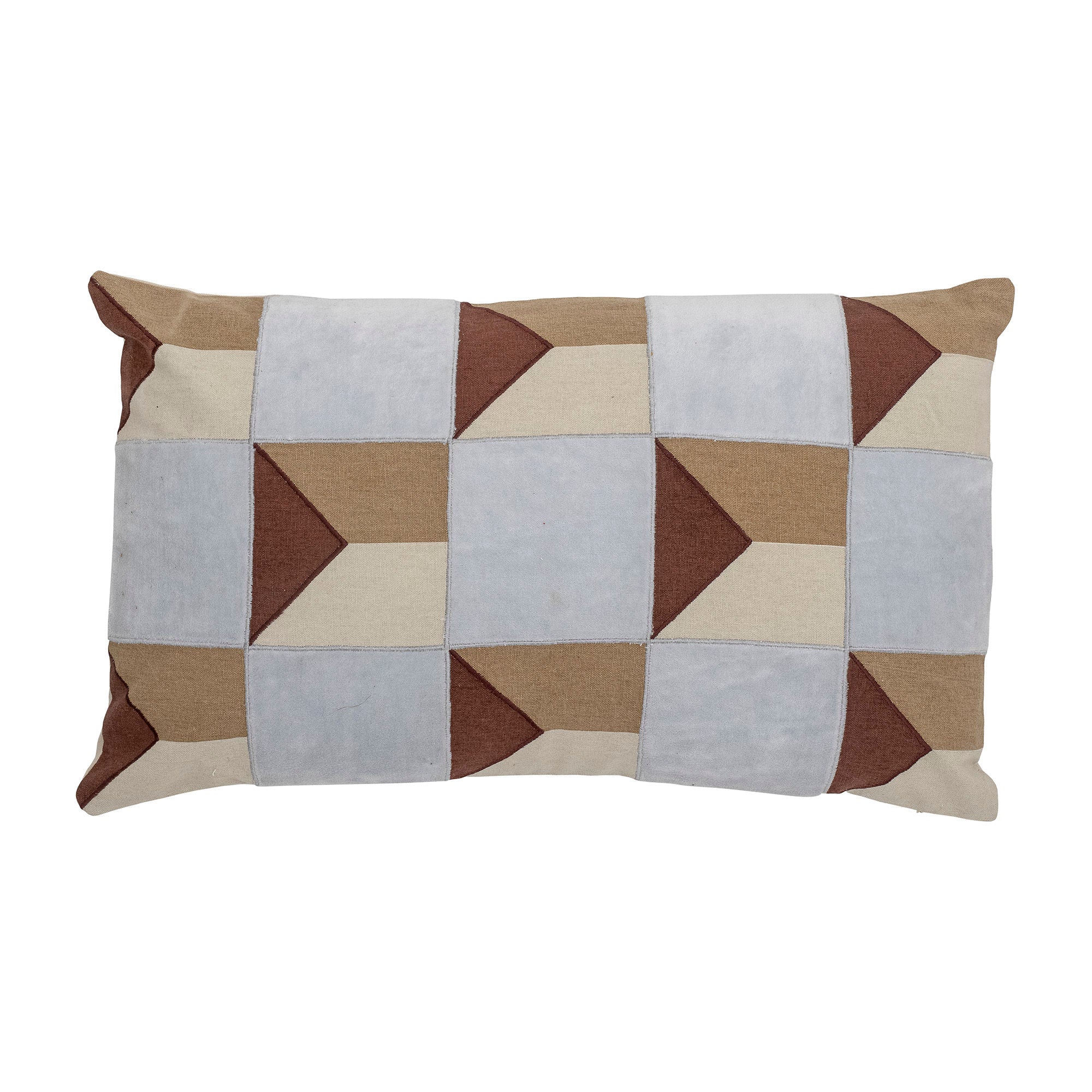Almohada Corinna de Bloomingville, azul, algodón