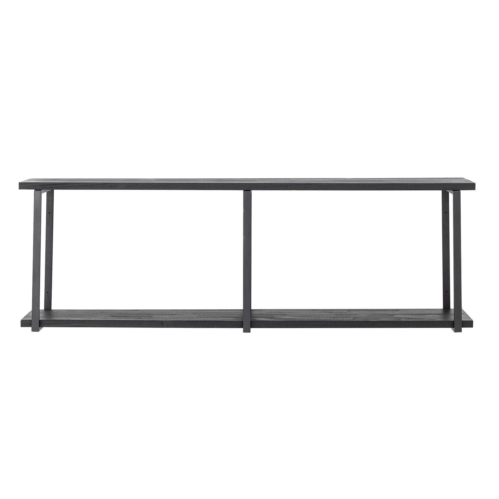 Estantería Lisser Creative Collection, negro, madera de lima