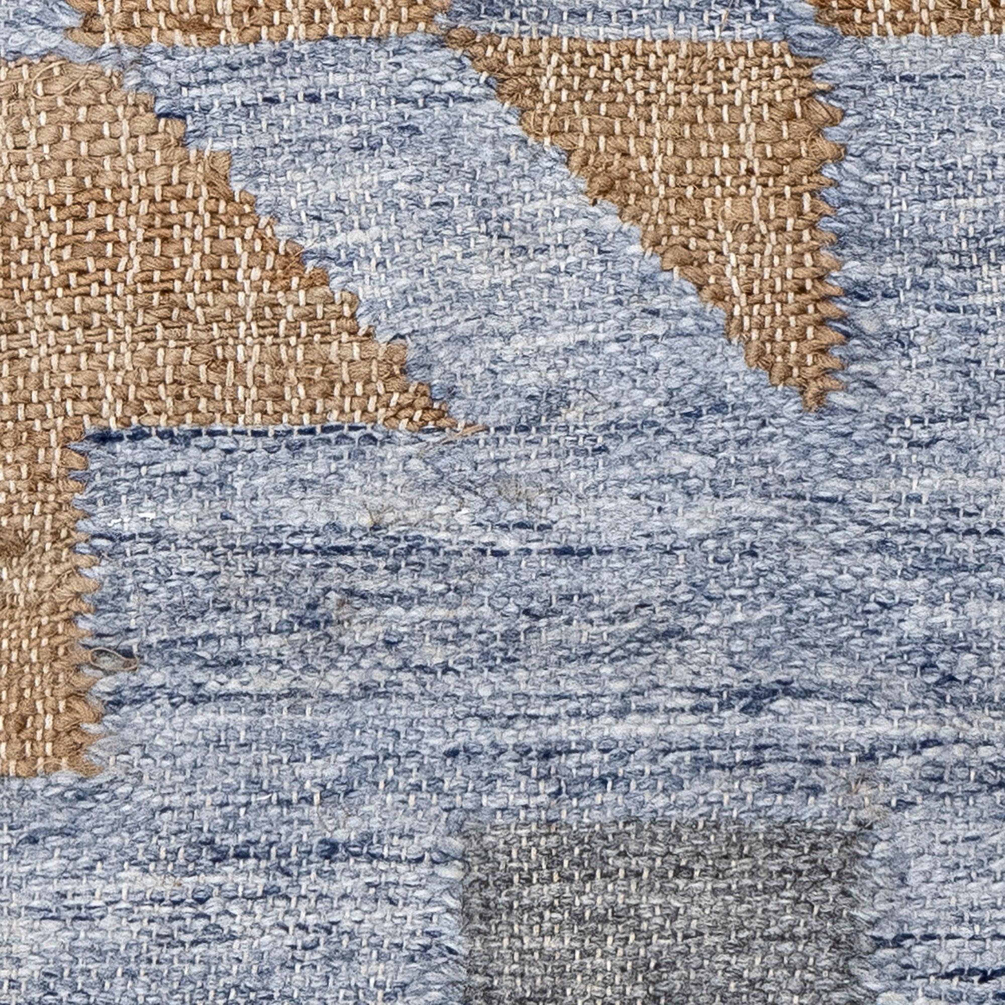 Bloomingville Vikka Vloerkleed, Blauw, Jute