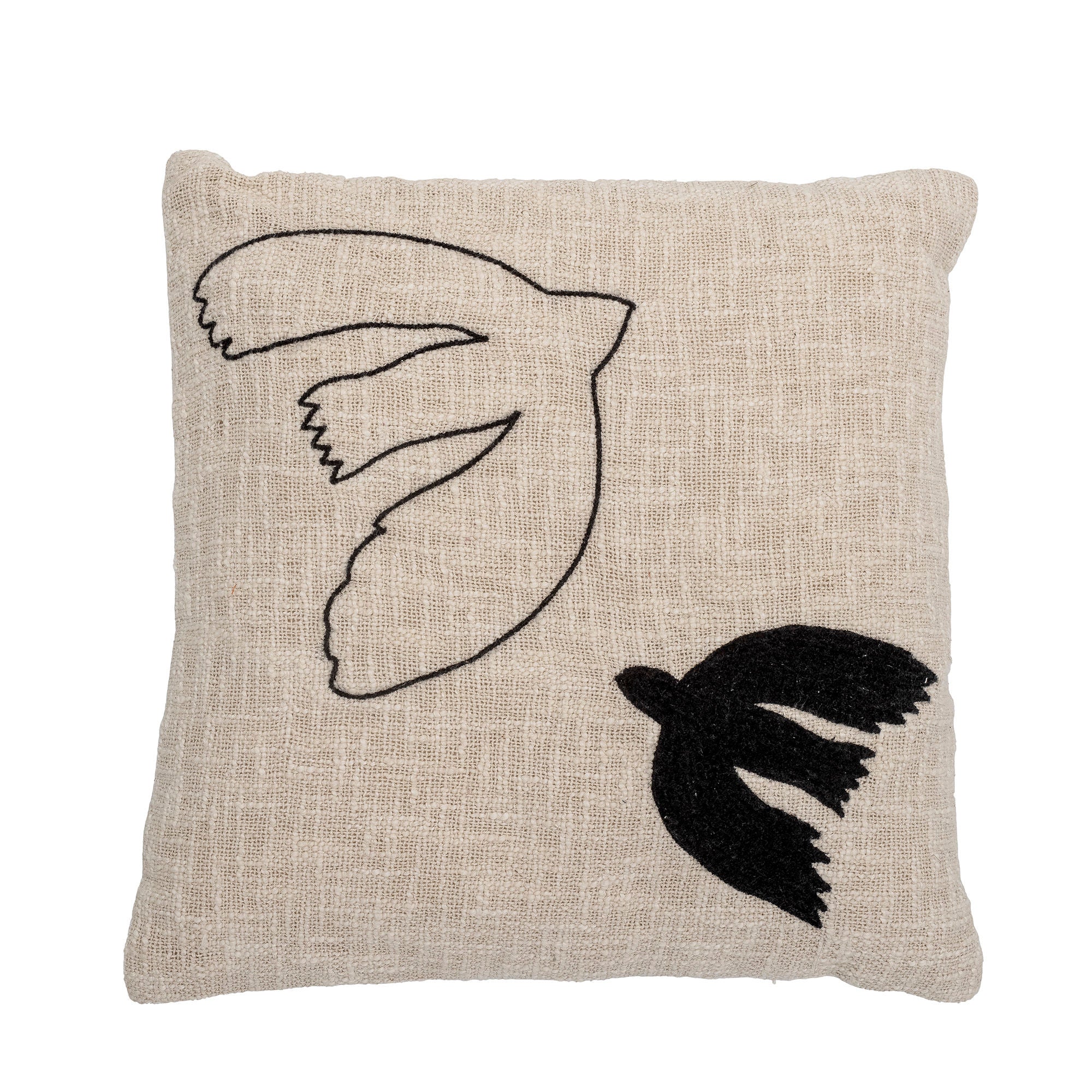Almohada Bloomingville Emmilou, Naturaleza, Algodón