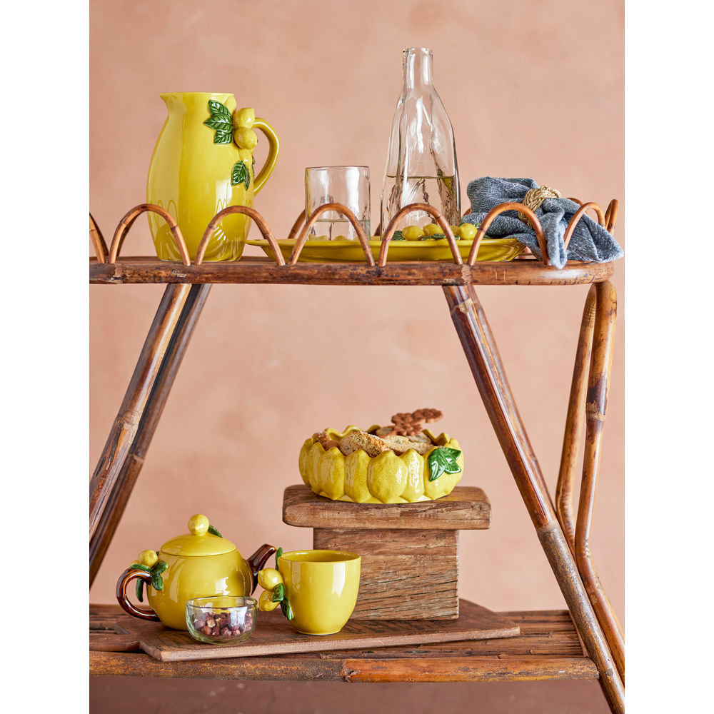 Creative Collection Limone Dose, gelb, Steinzeug