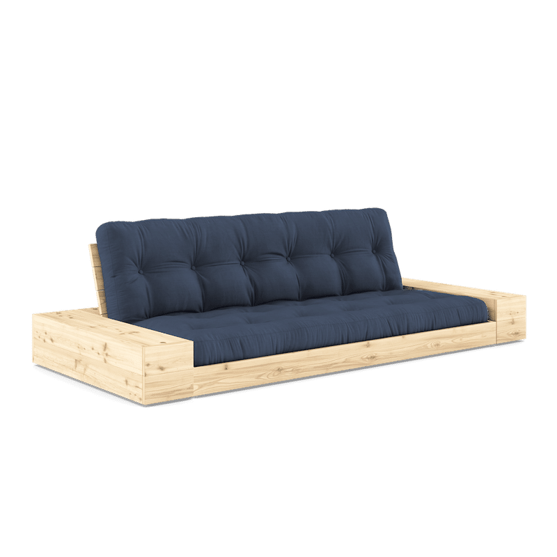 Karup Design BASE KLARE LACKIERT W. 2 SIDEBOXES KLAREN W. 5-Schicht GEMISCHTE MATRATZE NAVY