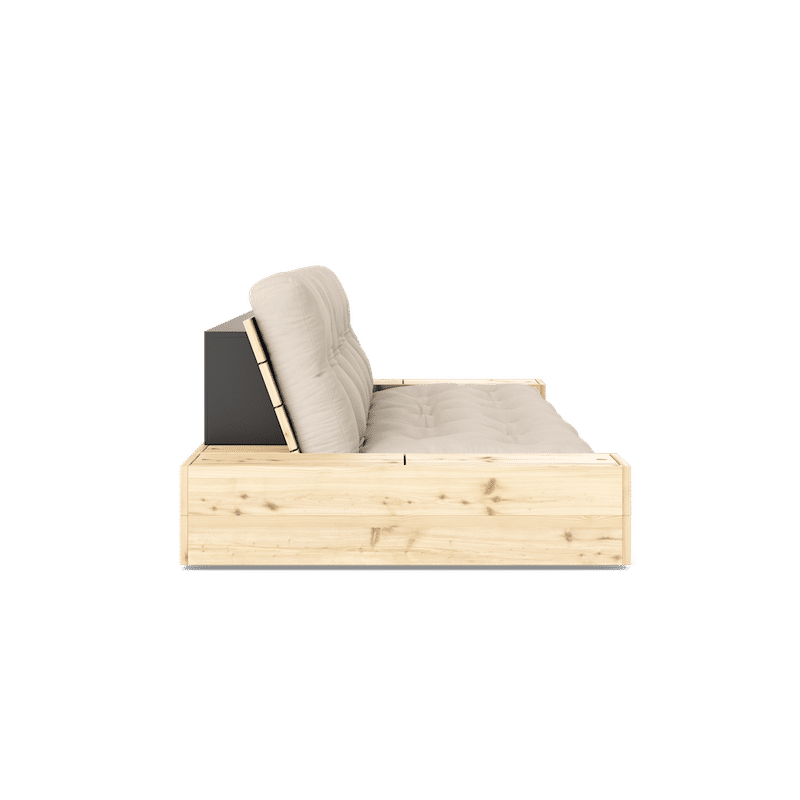 Karup Design BASE CLAIR LAQUE W. 2 CÔTÉS CLAIR W. 5-INFÉRIEUR MIXTE MATELAS BEIGE