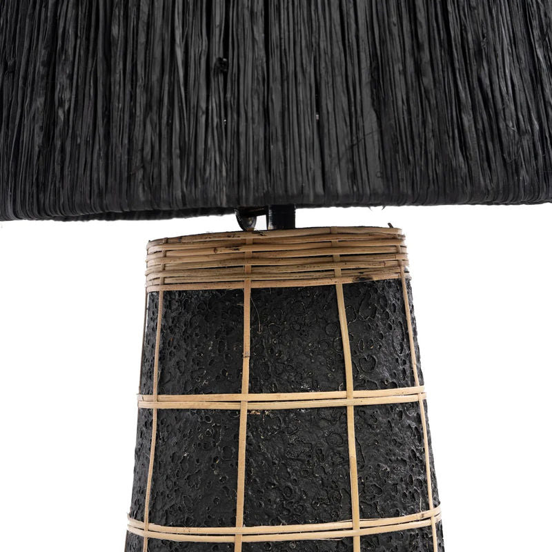 Lampe de Table Bazarbizar-b2b De Naxos-Noir Naturel