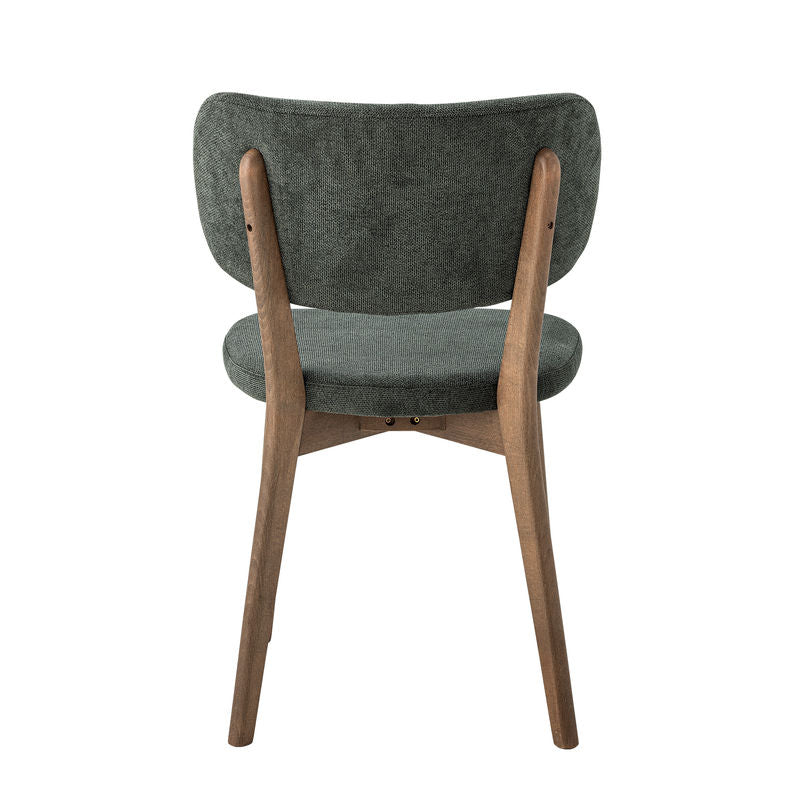 Creative Collection Cally eetkamerstoel, groen, hout