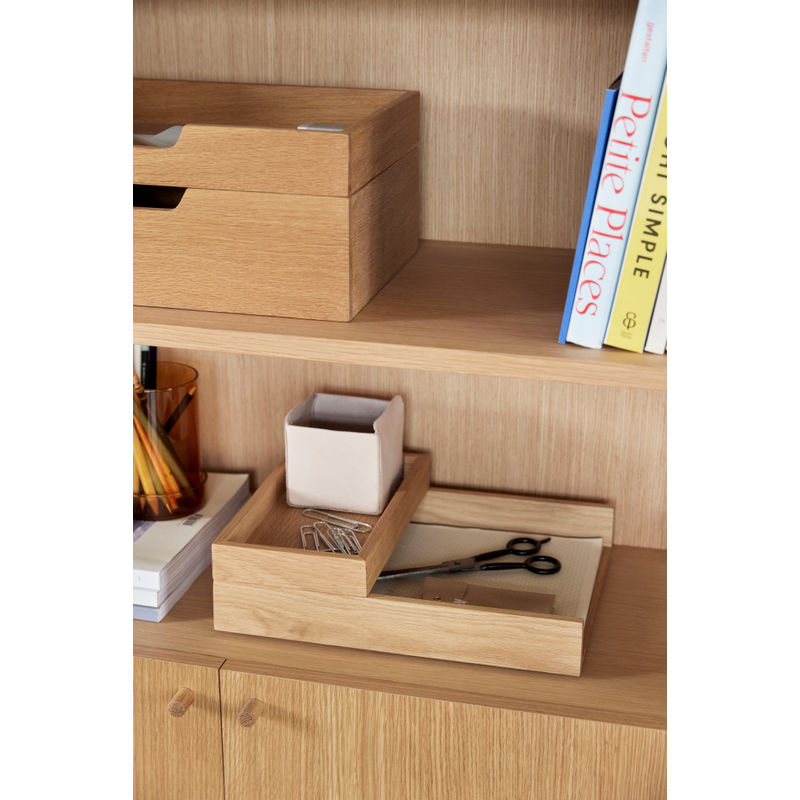 Organisateur de bureau Pretty Rail Naturel (set van 2)