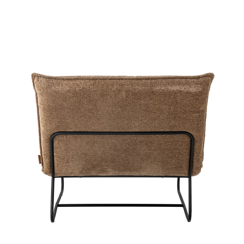 Bloomingville Cape Loungestoel, bruin, polyester