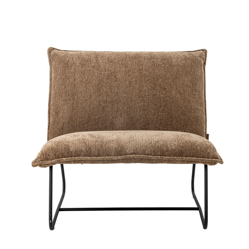 Bloomingville Cape Loungestoel, bruin, polyester